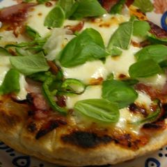 A picture of Stonebaked-Style Pizza That Anyone Can Do.