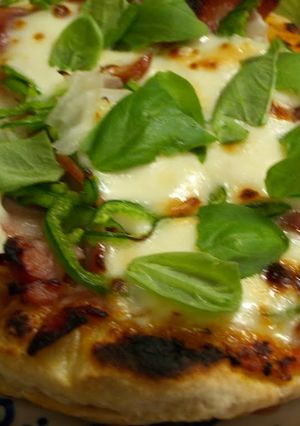 A picture of Stonebaked-Style Pizza That Anyone Can Do.