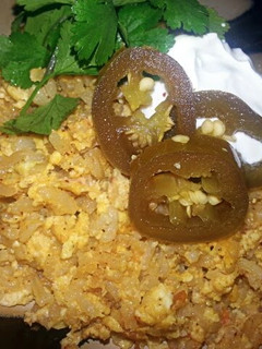 A picture of Mexican Fried Rice.