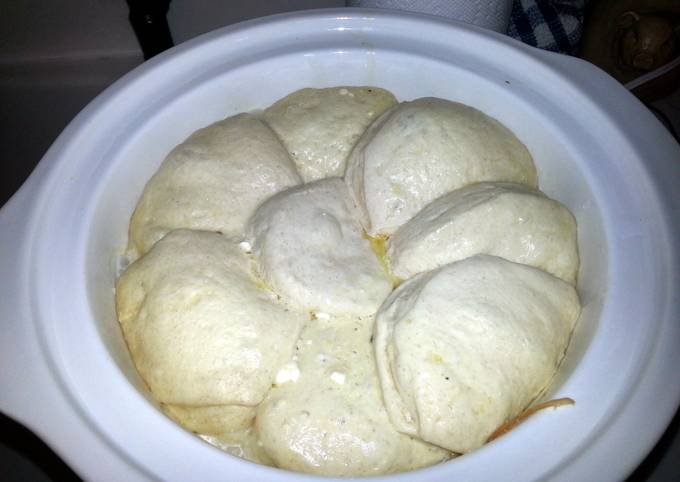 Easiest Way to Make Ultimate Simple Chicken &amp; Dumplings crockpot style