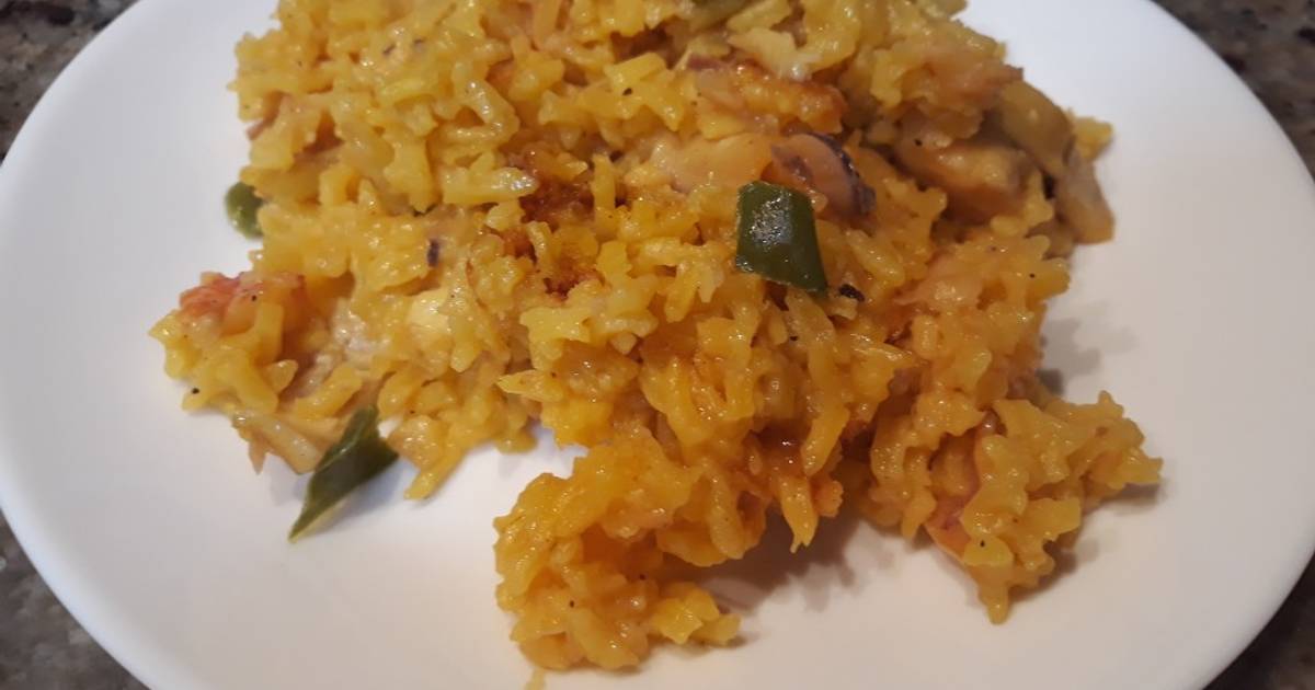 Arroz Con Merluza Calamar Y Gambón Receta De Mailai Rey Cookpad 6631