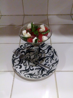 A picture of Mozzarella and Tomato Salad.