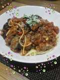 Eggplant & Ground Meat Bolognese