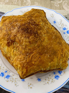 Una foto de Hojaldre de espinacas con jamón y queso airfryer