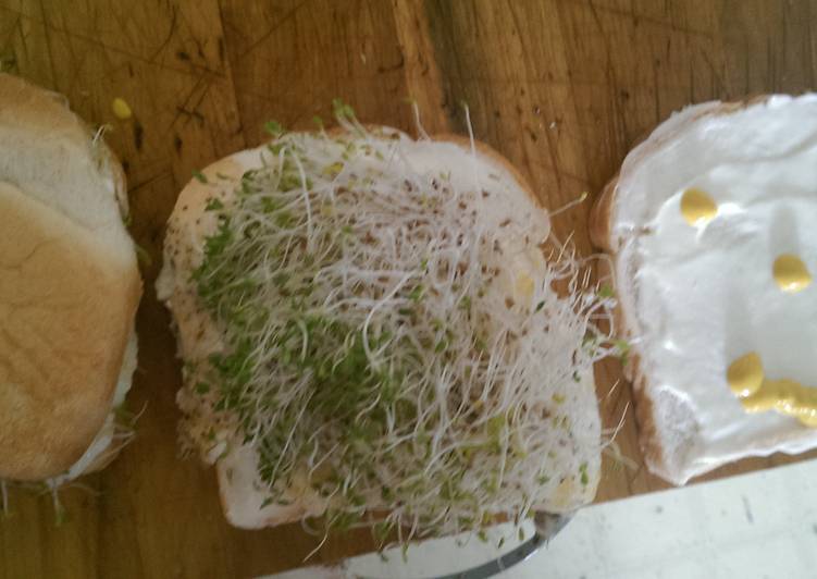 Easiest Way to Prepare Award-winning Sprouted Egg Sandwich
