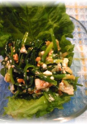 A picture of Refreshing Ramps and Natto Shira-ae.