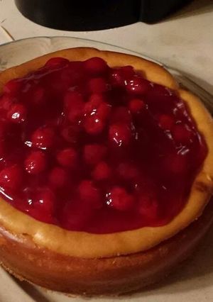 A picture of Sugar Cookie Crust Cheese Cake.
