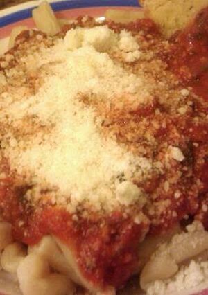 A picture of Grandpa's Spaghetti Sauce.