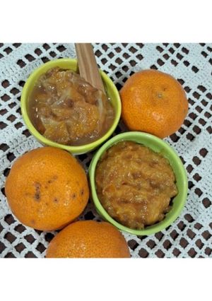 Una foto de Si la vida te da mandarinas...prepara dulce y mermelada !!!🥰🥰