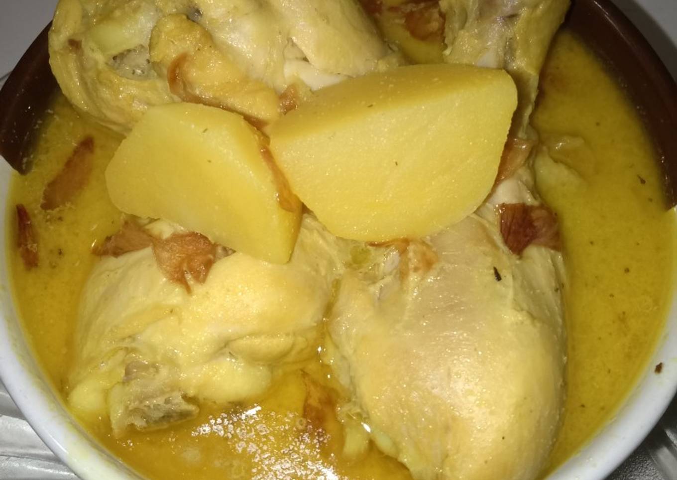 Opor ayam mix kentang