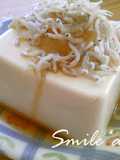 Chilled Tofu with Grated Daikon Radish and Shirasu