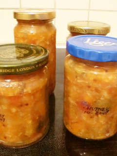A picture of Homemade Vegetable and Fruit Chutney.