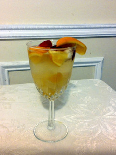 A picture of My sangria.
