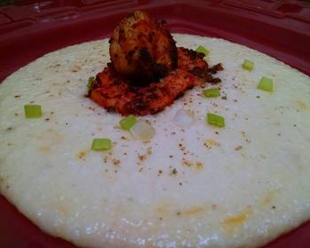 Ultimate Cooking Recipe Cajun Shrimp and Cheesy Grits Delicious Steady