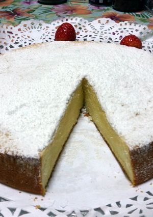 A picture of Condensed Milk Cake .Recipe from dr Ola's kitchen.