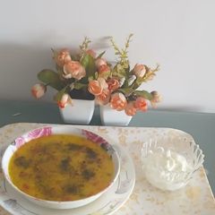 A picture of Weat and moong dal dalia.