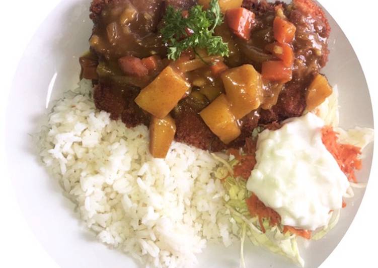 Chiken katsu curry rice