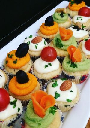 Una foto de Cupcakes salados