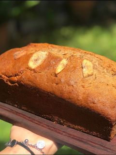 Una foto de 🍌Budín de banana vegano🍌