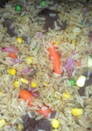A picture of Fried Veggie Rice.