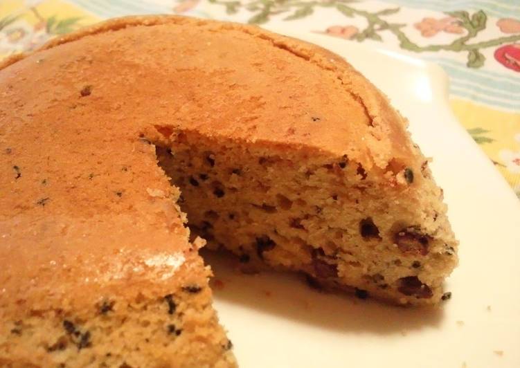 Recipe of Any-night-of-the-week Adzuki &amp; Sesame Seed Japanese Style Cake in the Rice Cooker