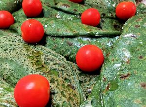 Foto di Crêpe light di spinaci alla ricotta, prosciutto e formaggio