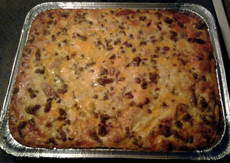 Steps to Prepare Perfect easy breakfast casserole