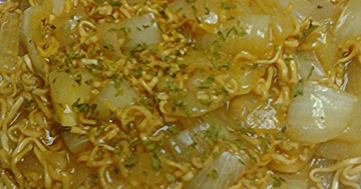 Onion lovers ramen (vegetarian version option) Recipe by skunkmonkey101