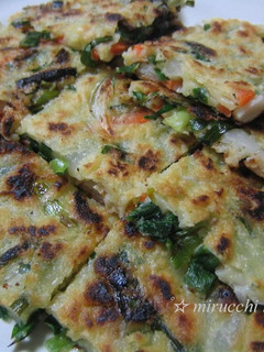 A picture of Authentic Chijimi (Korean Pancakes).