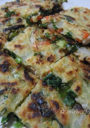 A picture of Authentic Chijimi (Korean Pancakes).