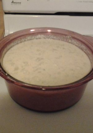 A picture of Potato soup.