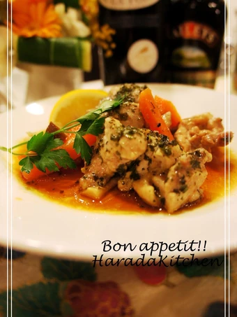 Simple Way Make Recipe Herb Steamed Chicken with Lemon Soy Sauce in 10 Minutes that is  Makes Drooling, Really Delicious}