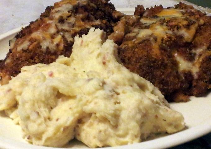 Peyton's buffalo ranch crusted chicken