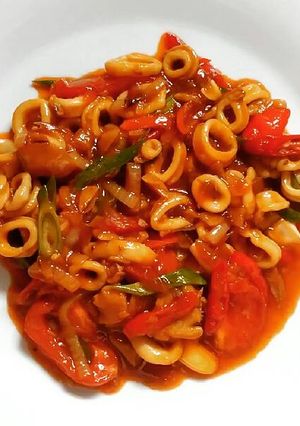 Foto resep Cumi saus padang
