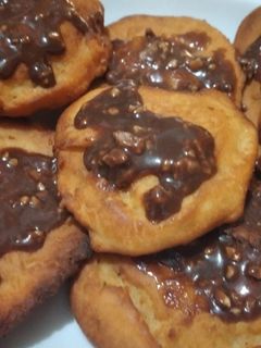 عکسی از دستور پیراشکی فوری شکلاتی