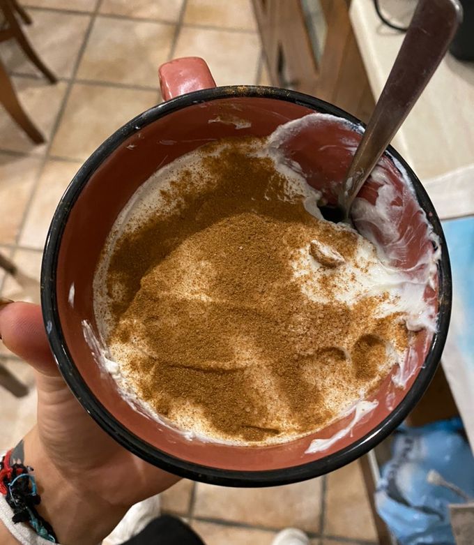 Foto di Porridge mele cannella e yogurt