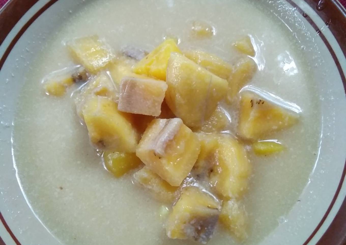 Kolak pisang ubi