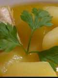 Sopa de pescado "en blanco"