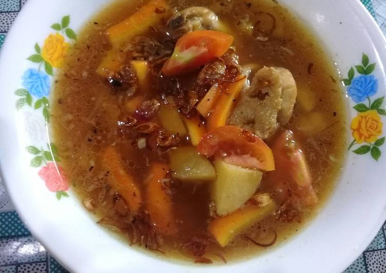 Semur ayam kentang wortel