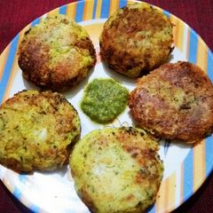 Chole ki tikki A picture of Chole ki tikki.