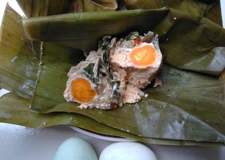 Resep: Bothok Telor Asin Tahu Yang Mudah