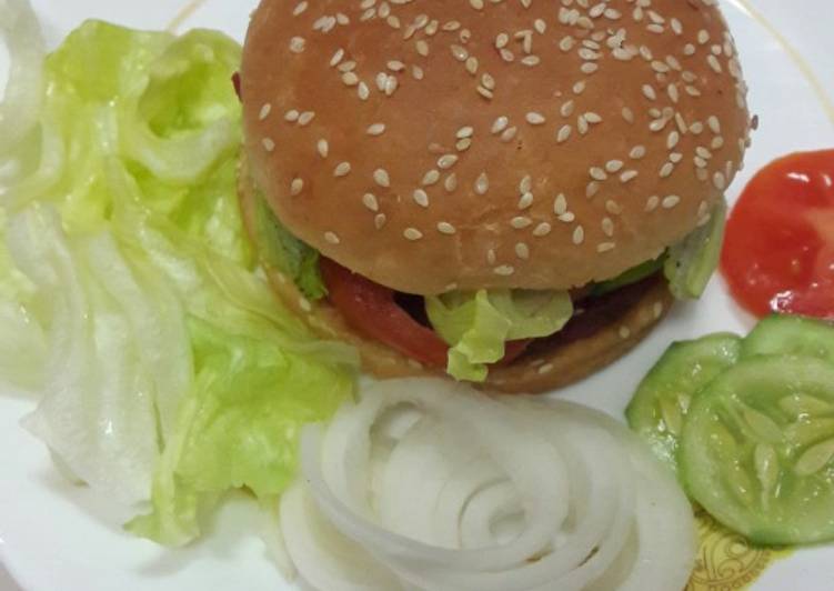 Steps to Make Quick Classic homemade beetroot burger recipe