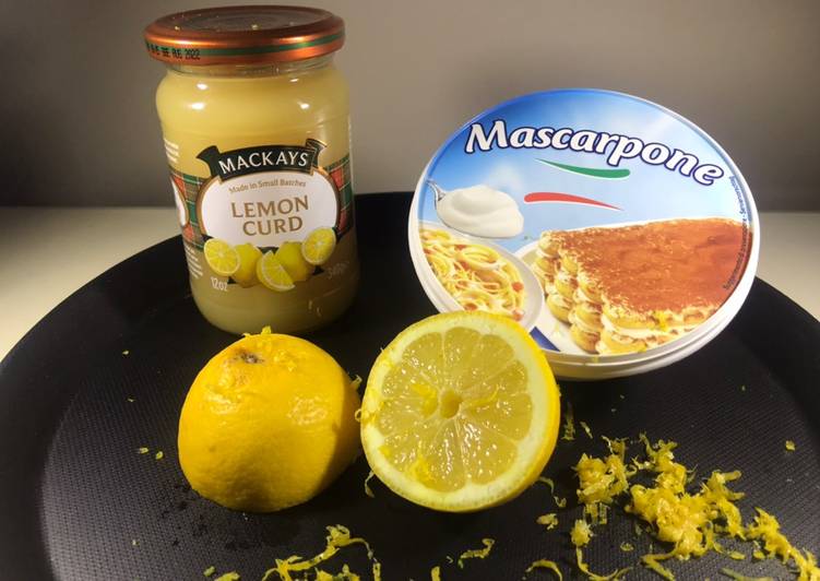 Citron- og mascarponefyld til macarons - Rimmers Køkken
