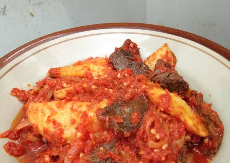 Cara Memasak Sambal dendeng batokok Yang Sederhana