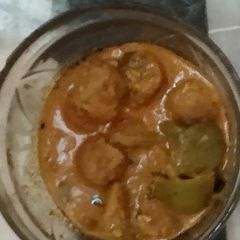 A picture of Soyabean in a Malabar gravy.