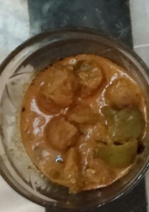 A picture of Soyabean in a Malabar gravy.
