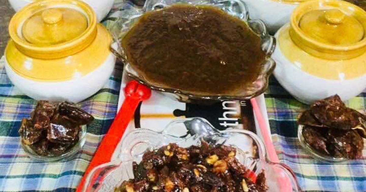 Dates Dry fruits Sweet Chutney &Dates Tamarind Chutney Recipe by