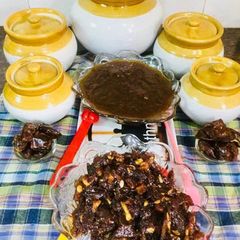 A picture of Dates Dry fruits Sweet Chutney &Dates Tamarind Chutney.