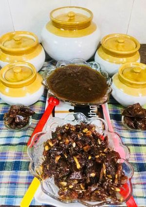 A picture of Dates Dry fruits Sweet Chutney &Dates Tamarind Chutney.