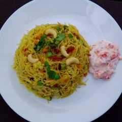 A picture of Semiya Biryani (Vermicelli Biryani).
